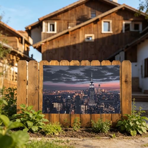 Bannière New York de 1,2x1,8 m pour habiller un grand mur de dortoir étudiant - 7