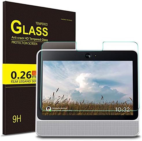 Luibor Facebook Portal Screen Protector 9H Hardness Tempered Glass Screen Protector for Facebook Portal (1 Pcs)