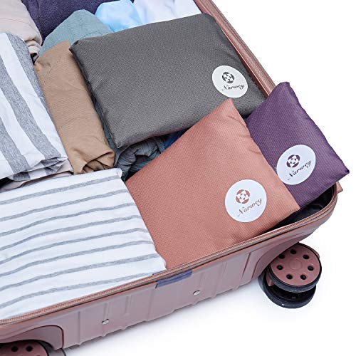 For Airlines Foldable Travel Duffel Bag Tote Carry on Luggage Sport Duffle Weekender Overnight for Women and Girls (1112-Orange)