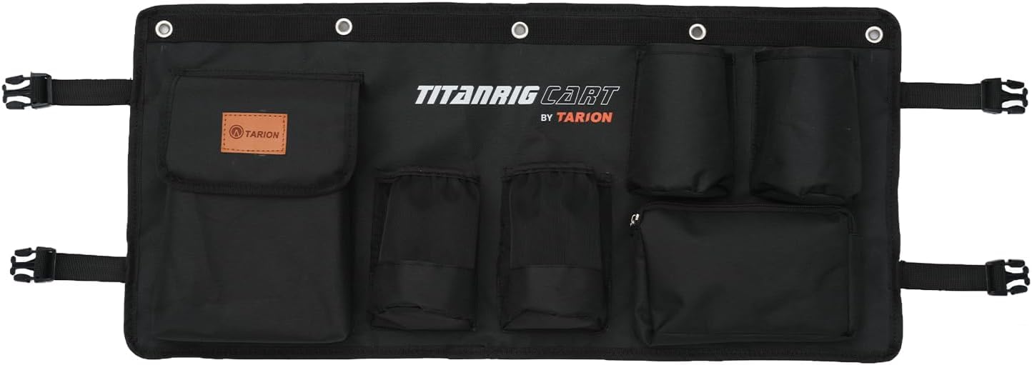 TARION Titanrig Cart Bolsa de Almacenamiento Lateral: Accesorios para Carro de cámara con múltiples Bolsillos para videógrafos cineastas