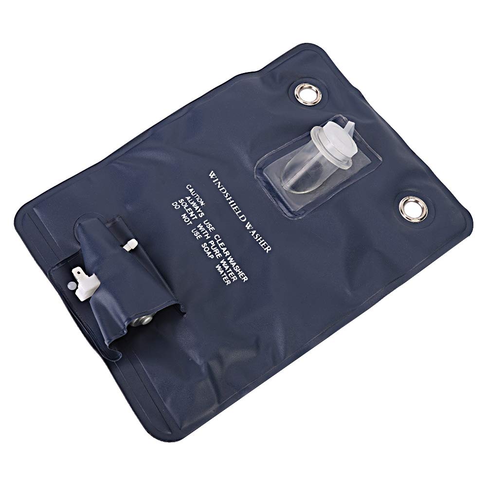 Borsa Per Bottiglia Per Lavacristallo, Pompa Lavavetri Universale da 12 V con Kit Borsa Per Bottiglia Adatta Per Auto D'epoca 151286776374