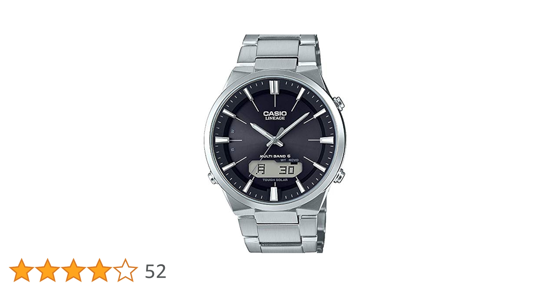 カシオ 電波ソーラー　リニエージ LCW-M510D-1AJF Amazon.co.jp: [カシオ] 腕時計 リニエージ 【国内正規品】電波