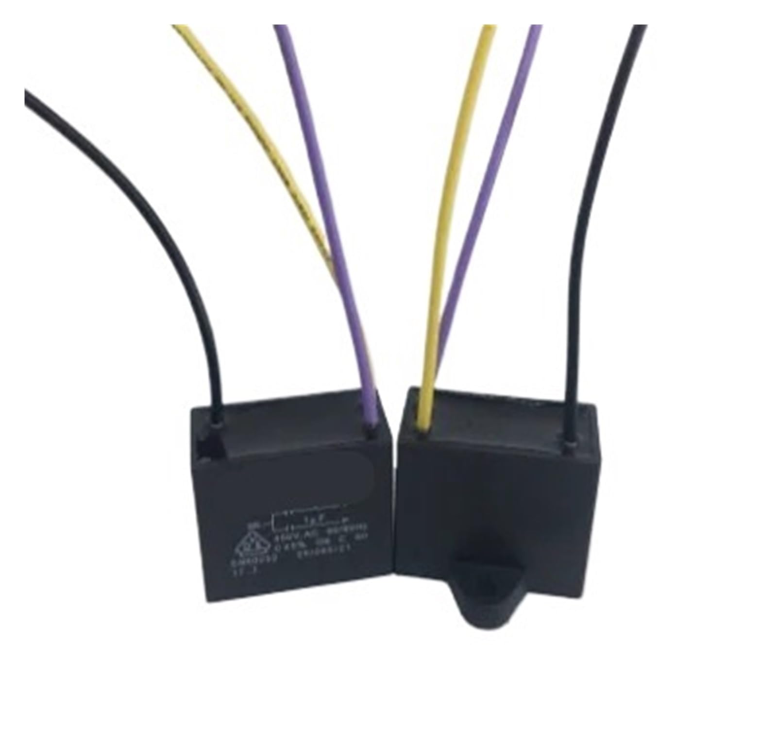 LEOTNNDQ 1pcs CBB61 0.5/1UF 450V 3wires capacitor(10PCS)