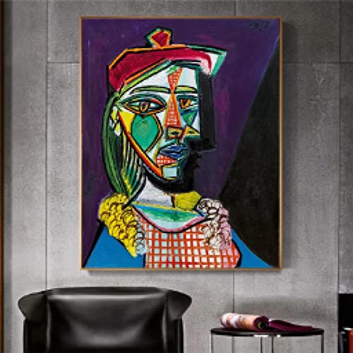 Peinture Picasso femme abstraite pour créer un salon élégant et moderne
