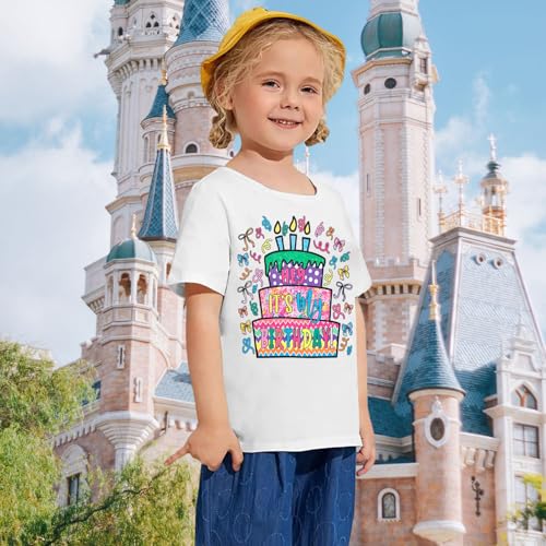 Image of Birthday Girl Shirt Magical Castle Tshirt Birthday Shirts for Kids Funny Birthday Party Gift Tees Cute Graphic Tops