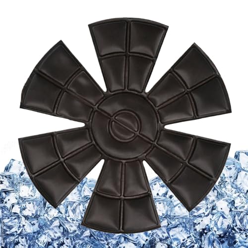 Compresas Frías para la Cabeza | Almohadillas De Gel Frío para Gorros | Almohadilla Reutilizable Accesorio Portátil para Pesca Deporte Equitación Viaje Exterior Unisex Verano