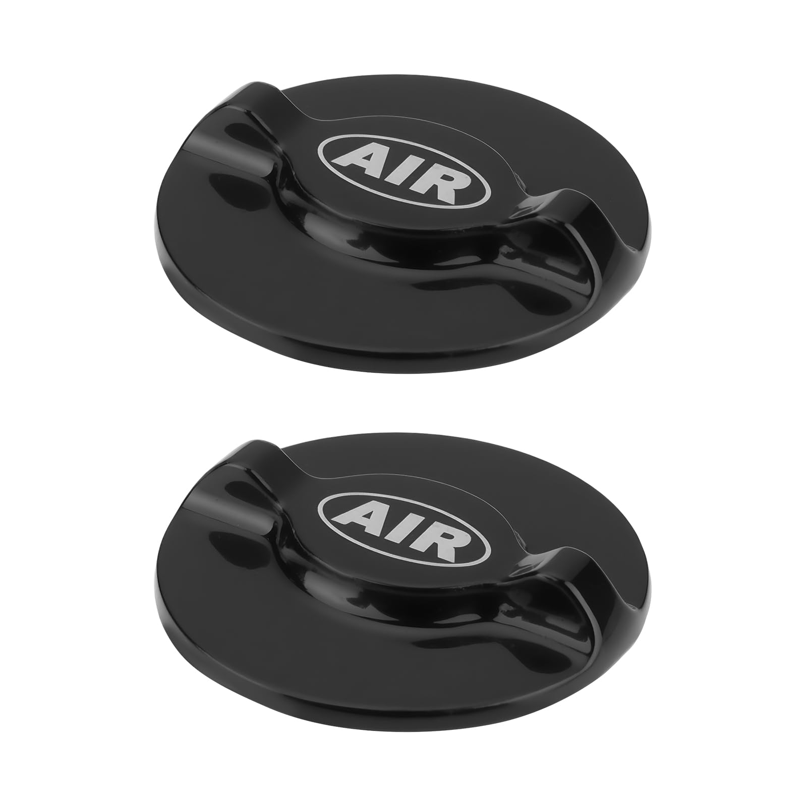 AS Axis Spindleon 2 Pcs Bicycle Front Fork Valve Black Aluminum Alloy Valve Cover 25.8mm Fit for Most Bicycles