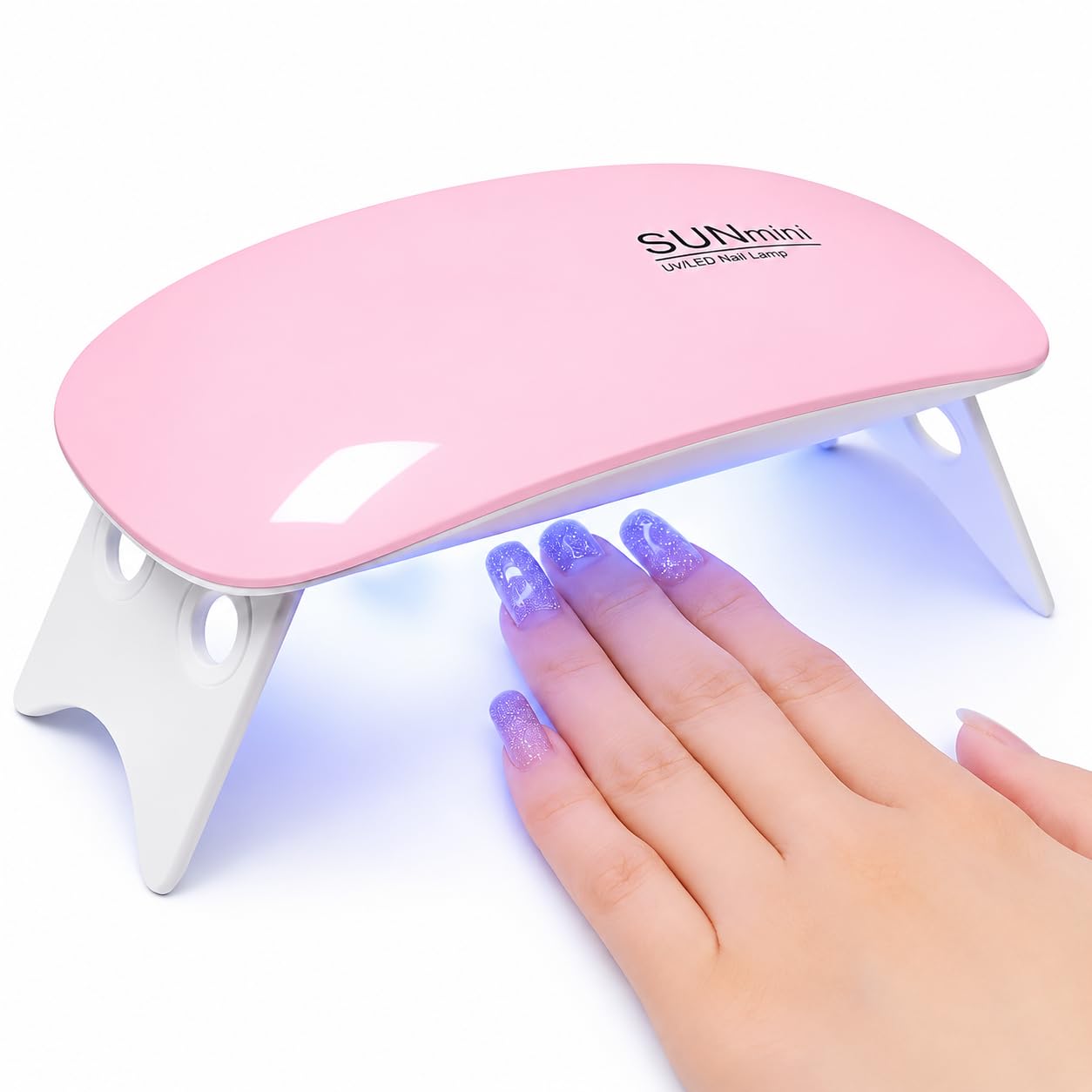 The Craft Deals LED UV Nail Lamp USB Nail Dryer with Handy Mini Size Mouse Shape for all Gel Polish Shape for Gel Based Polishes Manicure/Pedicure 2 Timing Setting 45s/60s-image-37