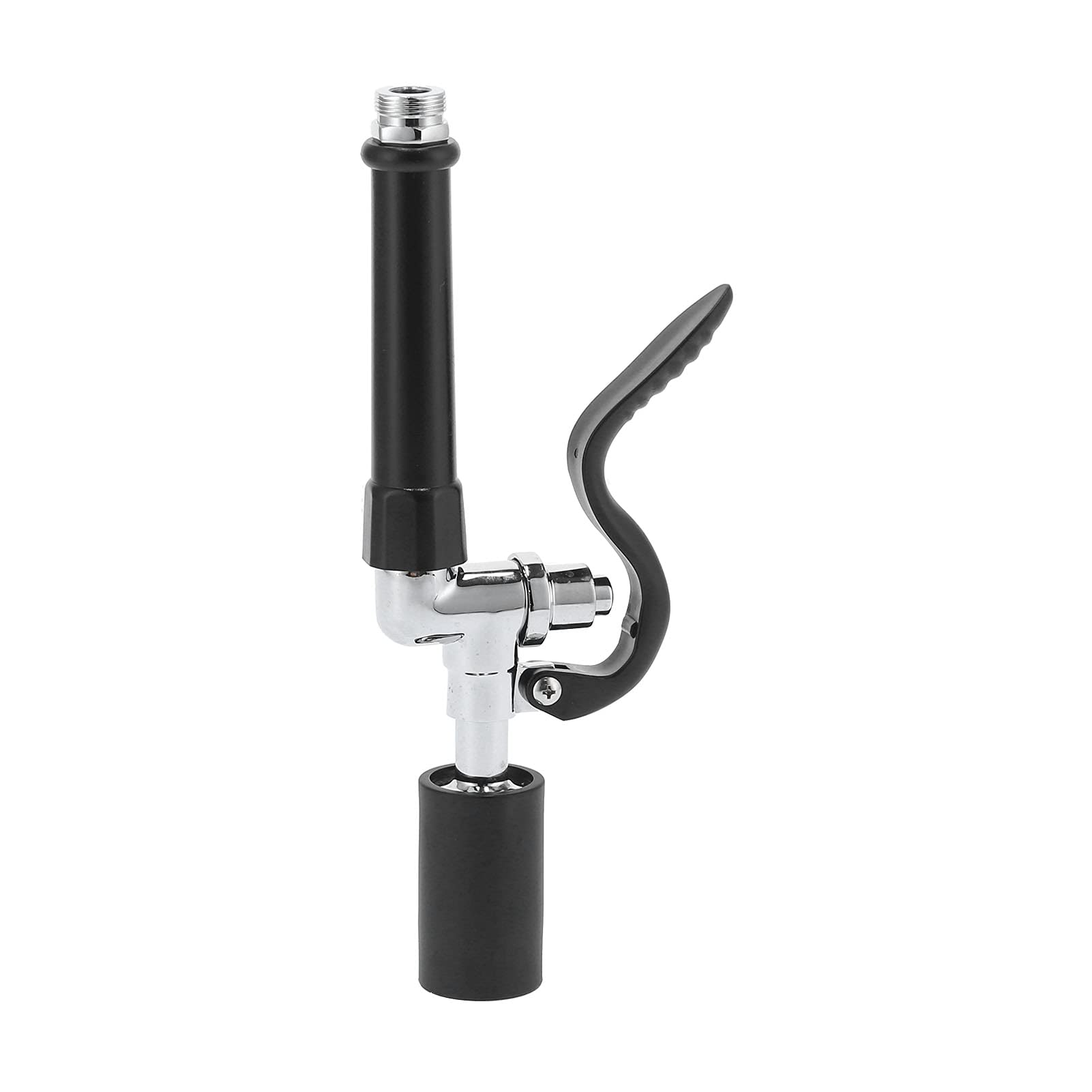 Alvinlite Pre-Rinse Spray Valve with Handle Grip Assembly - High Pressure Faucet Sprayer Restaurant Commercial Rinse Faucet Spray Valve Head Kit Black High