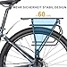 CXWXC Fahrrad Gepäckträger Hinten mit Reflektor MTB Gepäckträger maximaler Belastung 27kg Fahrradgepäckträger für 26-29 Zoll