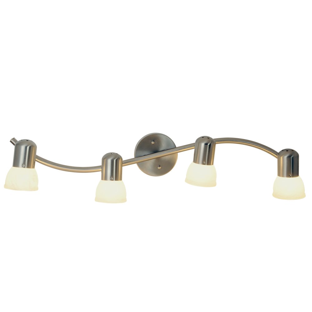 Monument 617626 Brushed Nickel Contemporary Vanity Fixture, 30-1/8 In.