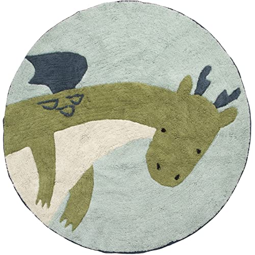 Sebra [W2404] Teppich, gewebt, Drache