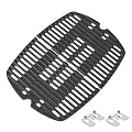 QuliMetal 7582 7644 65810 Cooking Grates for Weber Baby Q, Q100, Q1000, Q1200, Q140, Q1400, 50060001 51060001 52020001, 2 Pack