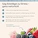yuicy® Goodbye Stress Gaba mit L-Theanin und Zitronenmelisse - weniger Stress, mehr Fokus und Gelassenheit - L Theanin Gummibärchen statt Kapseln - 100 mg Gaba - 60 Stück