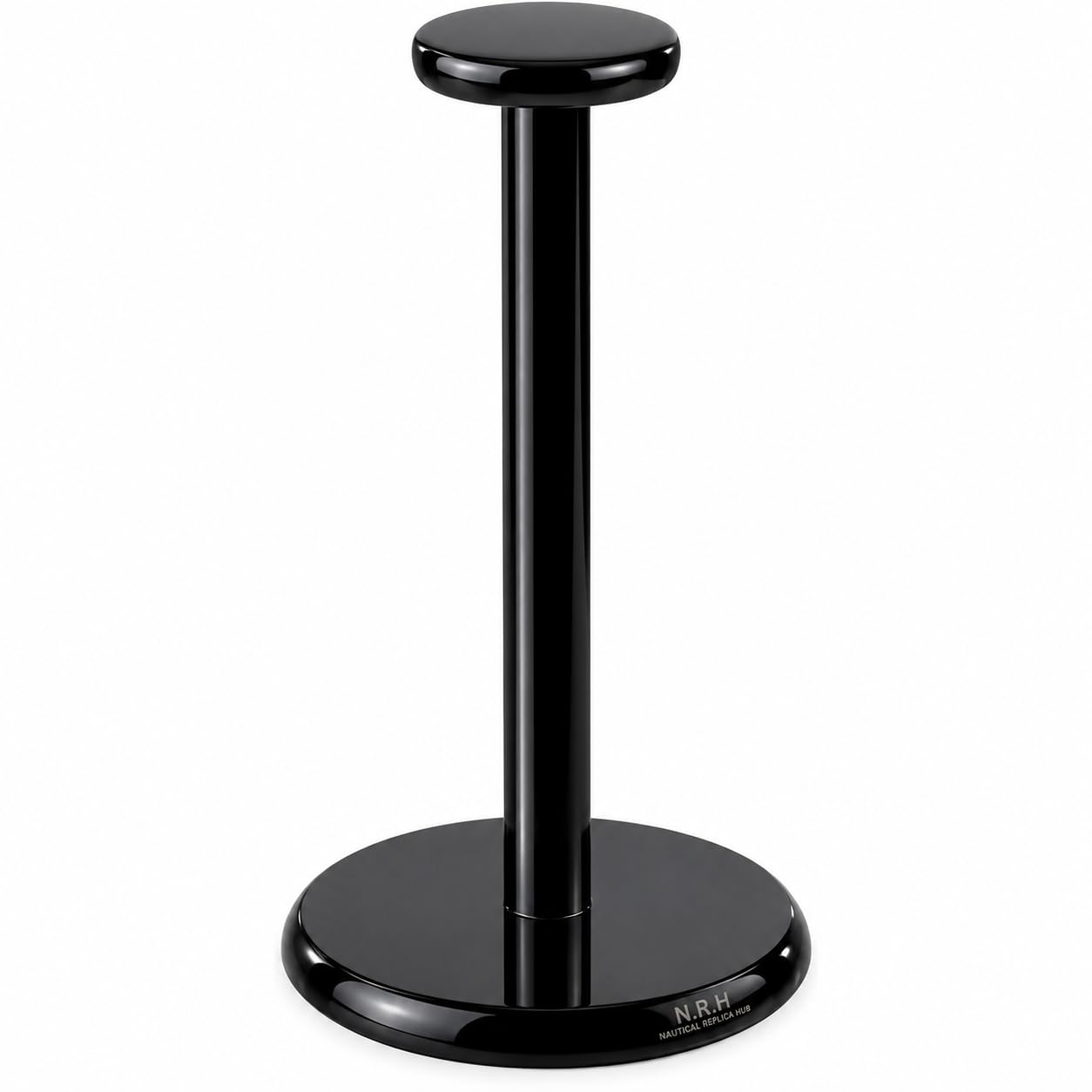 Medieval Wooden Armor Helmet Stand Black Color Collectible Props Gift For Gentlemen & Your Lovers.