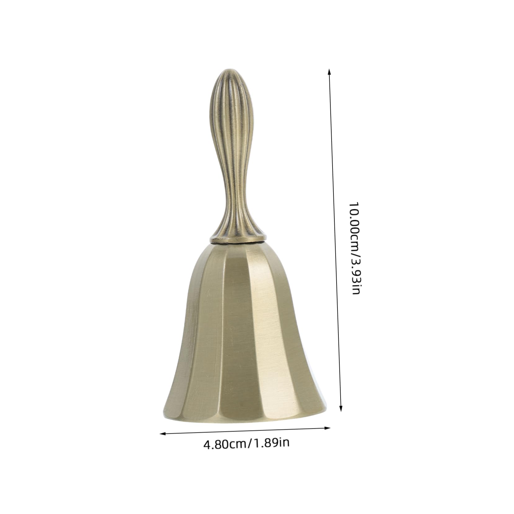Housoutil Hand Call Bell Super Loud Metal Dinner Bell for Classroom Weddings Seniors Bedside Use Design with Sound Versatile Food Service Shopkeeper Bell