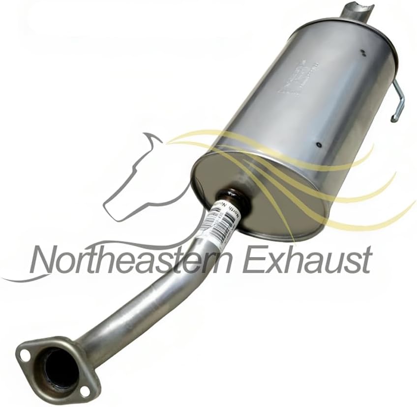 Northeastern Exhaust | Stainless Steel Rear Exhaust Muffler Compatible for Honda CR-V 2012-2014 2.4L | Free Gasket Included | Automotive Replacement Part