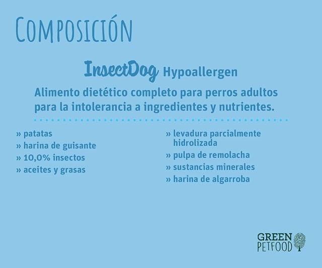 Foto 7 de 8 de Green Petfood InsectDog Hypoallergen (1 x 10 kg)