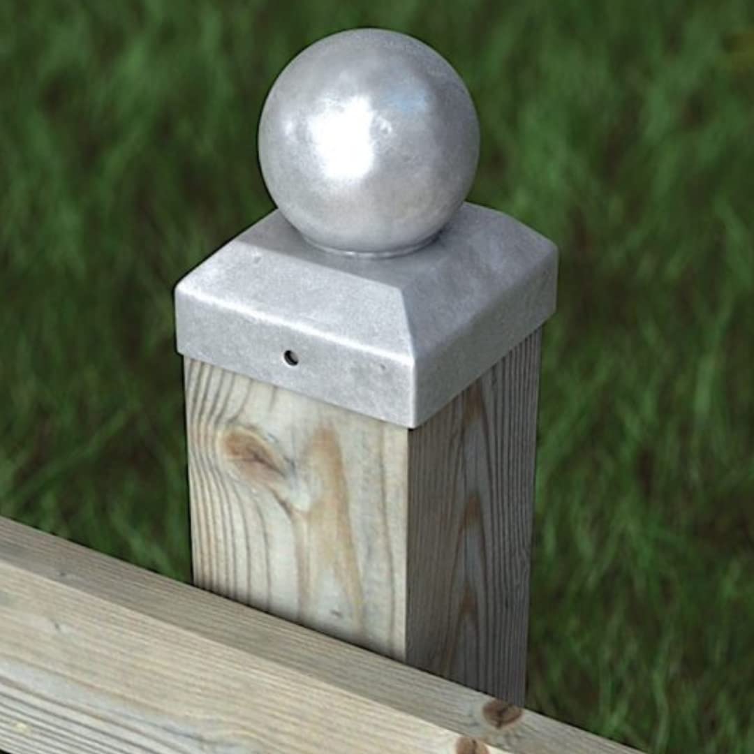 Fence Post Caps 10 X Post Caps For Fence Posts 70 X 70 Mm Galvanised ...