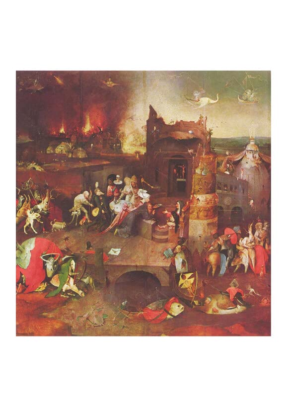 Affiche Hieronymus Bosch Chaos grand format sans cadre pour habiller un mur vide