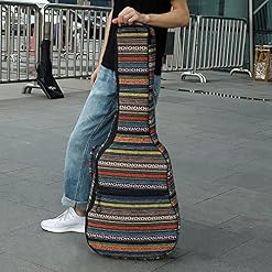 Compasty Housse pour guitare acoustique bohème rembourrée en mousse 101/104 cm avec protection du cou, double… - Les Beatles, Paul McCartney, John Lennon, RIngo Starr, George Harrison Compasty Housse pour guitare acoustique bohème rembourrée en mousse 101/104 cm avec protection du cou, double… – Image 5