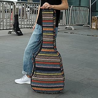Compasty Housse pour guitare acoustique bohème rembourrée en mousse 101/104 cm avec protection du cou, double… - Les Beatles, Paul McCartney, John Lennon, RIngo Starr, George Harrison Compasty Housse pour guitare acoustique bohème rembourrée en mousse 101/104 cm avec protection du cou, double… – Image 5