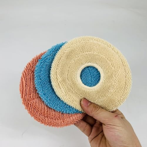 Almohadillas de fregona compatibles para DREAME y MOVA MobiUS 60 Robot aspirador con tecnología ThermoHold tela de felpa y diseño de manchas ReFor MOVAl