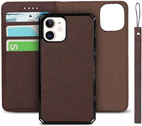 Zouzt Zipper Coin/Cash Wallet Case Compatible with iphone 11,[6 Card Slots] [Wrist Strap] [Stand Feature] Detachable 2 in 1 Magnetic Leather Slim Cover Case for iphone 11-Blue
