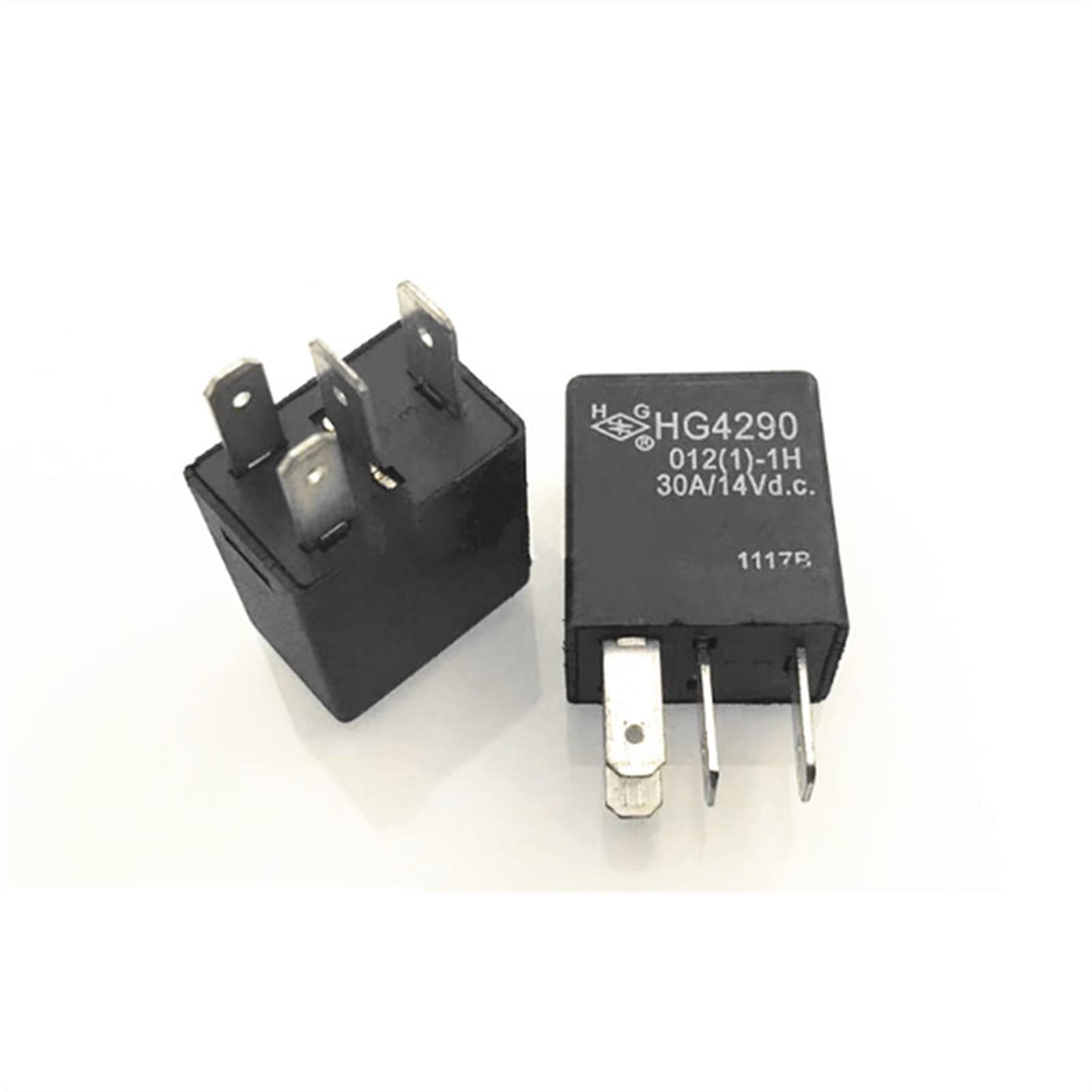 GJZIFGFWQ 12V CAR Relay HG4290 012-1H 012 1H HG4290-012-1H HG42900121H 12VDC DC12V 30A 4PIN(5PCS)