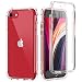 Produktbild SURITCH für iPhone SE 2020 Hülle für iPhone SE 2022 Hülle für iPhone 7/8 Schutzhülle 360 Grad Stoßfest Durchsichtige Front Und Rückenschutz Handyhülle Transparent TPU Bumper Eingebautem Displayschutz