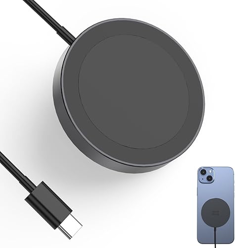 Cargador inalámbrico magnético Qi2, cargador inalámbrico Minthouz de carga rápida de 15 W, almohadilla de carga inalámbrica segura para iPhone