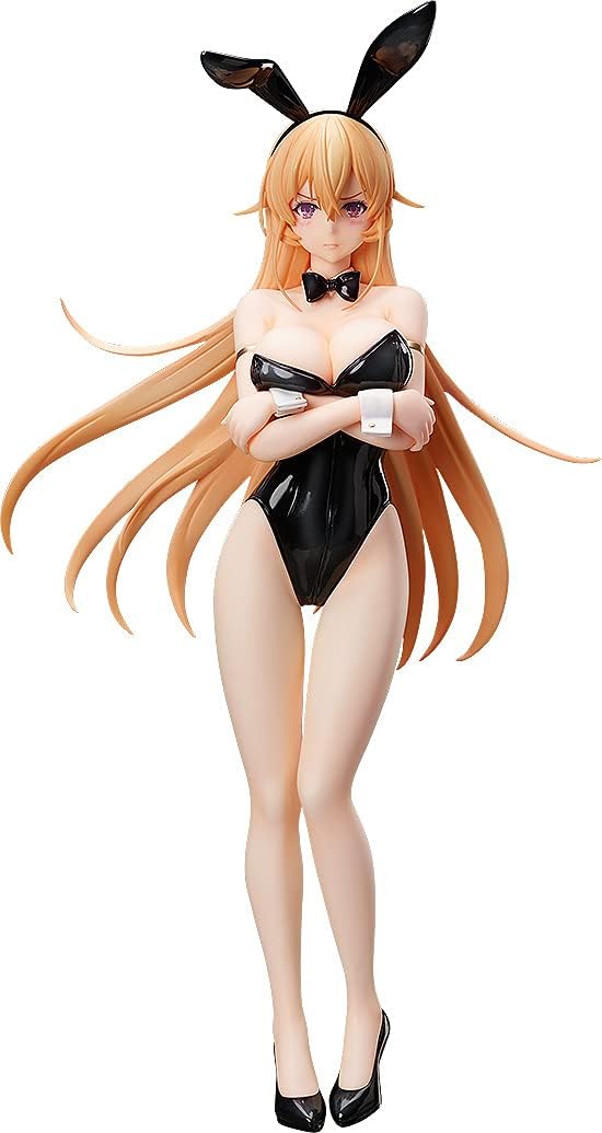 Freeing Food Wars! Shokugeki no Soma: Erina Nakiri(Bare Leg Bunny Ver.) 1:4 Scale PVC Figure,Multicolor