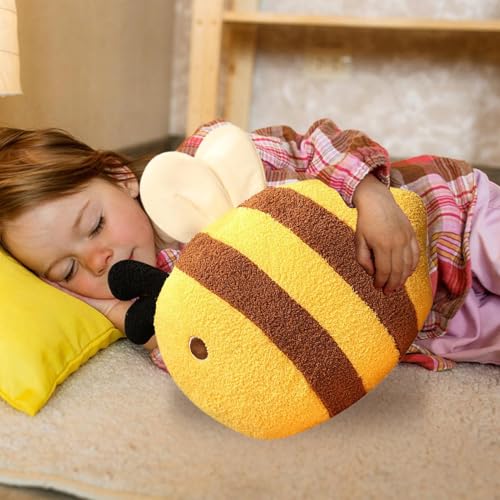 Cojín de abejas rellenas para decorar camas infantiles 2