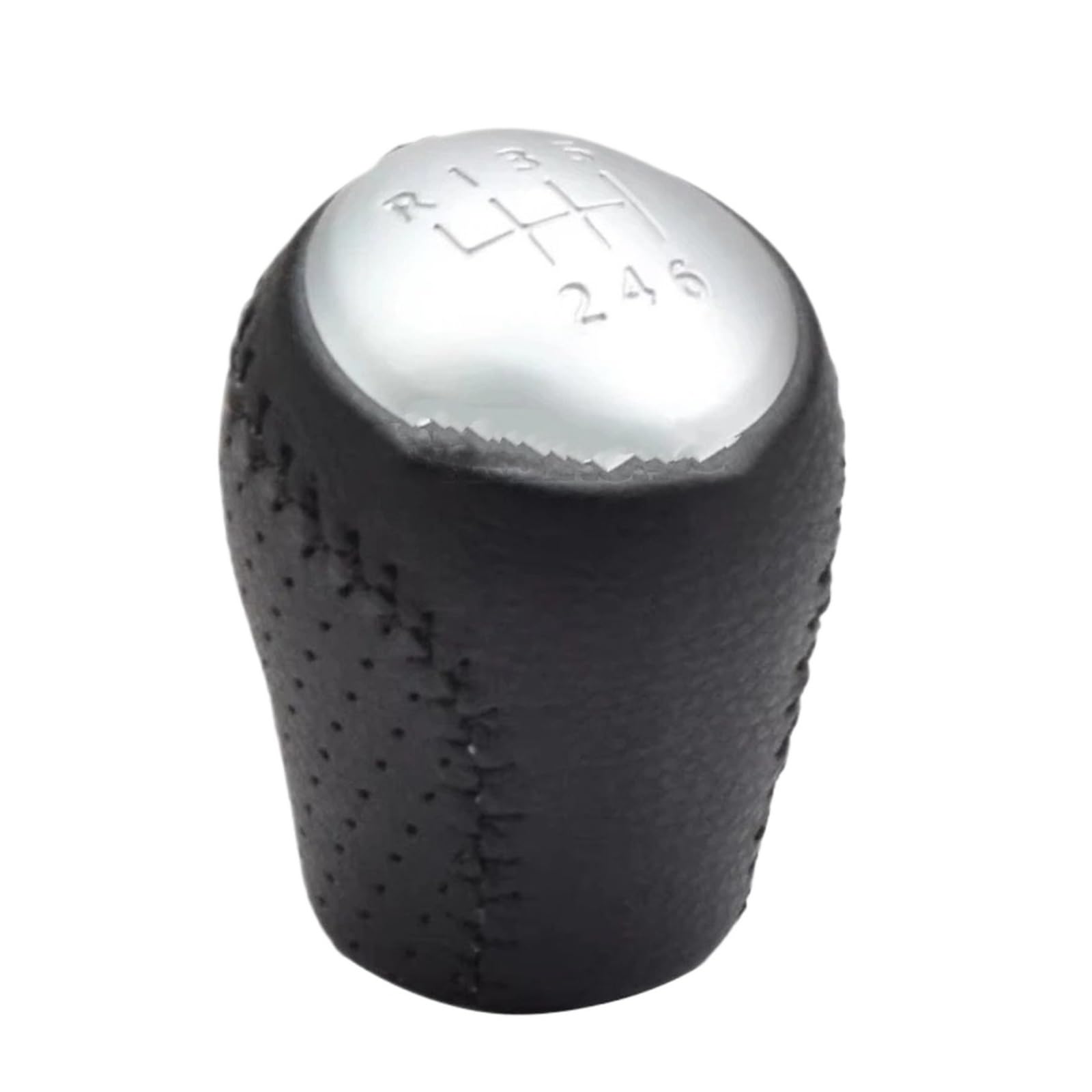 EHWLFVX Car Gear Shift for Nissan for Juke F15 for X-Trail T31 for Qashqai MKI J10 JJ10 6 Speed Leather Car Shift Gear Knob Lever Gaitor Boot Cover(C-6 Speed)