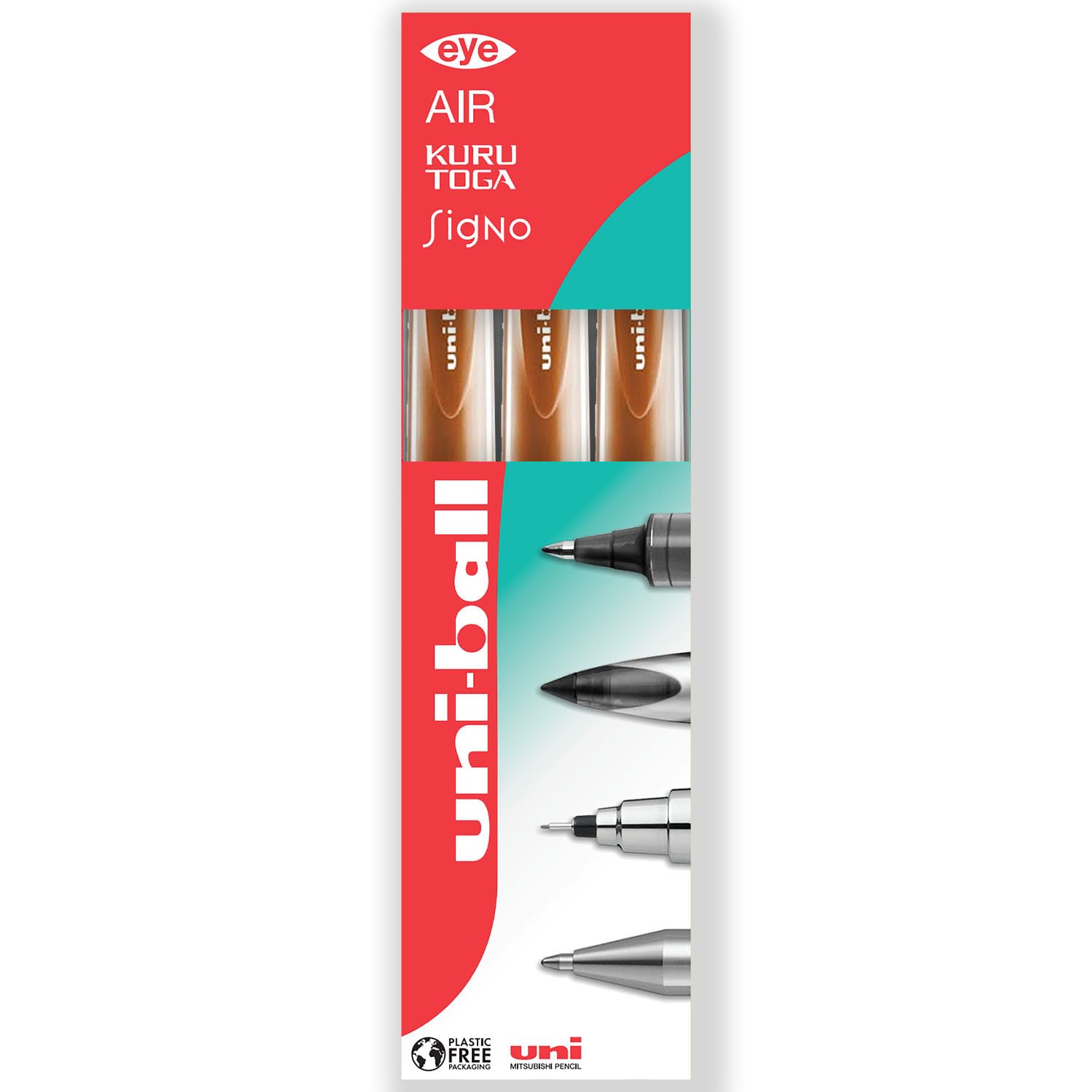 Uni-ball Signo Broad UM-153 Rollerball A Inchiostro Gel - Punta A Sfera 1mm Stilografica Impugnatura In Gomma Colo 4902778665190