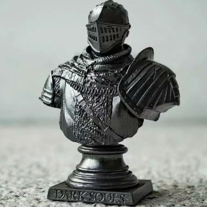 REOZIGN Figura Busto Dark Soul, Figuras de anime Dark Soul Bust 7 cm/2.8 Pulgadas, Modelo de Personaje de PVC, Artesanía para los fanáticos del anime, Regalos
