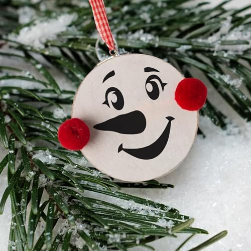 Christmas Snowmen C5 muñecos de nieve autoadhesivos troquelados dly 6