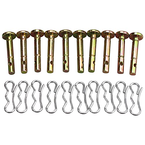 738-04124A Shear Pins and Cotter Pins Kit for MTD Craftsman Cub Cadet Troy Bilt Snowblowers Replaces 714-04040 738-04124 (10PCS)