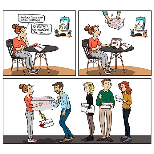 SURPRISA | Aufkleber Set für Merci Schokolade – Dankeschön ! - 5