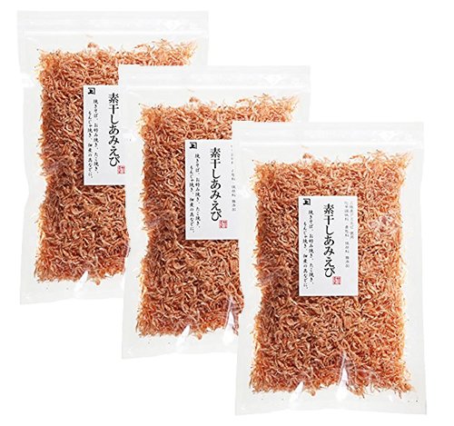 無添加・無着色　岩手県三陸産素干しあみえび70g×3袋セット（オキアミ）