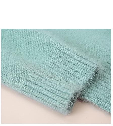 SaoBiiu Women's Sweater Cashmere Turtleneck Knitted Pullover Loose Soft Long Sleeve Tops Winter Jumper3