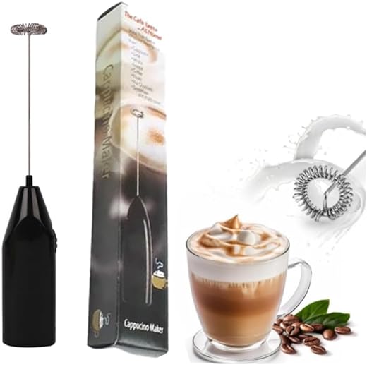 Rechargeable Coffee Frother  2 in 1 Handheld Milk Frother &