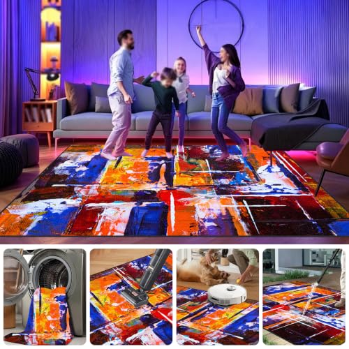 Tapis de protection de sol gaming antidérapant avec effet 3D