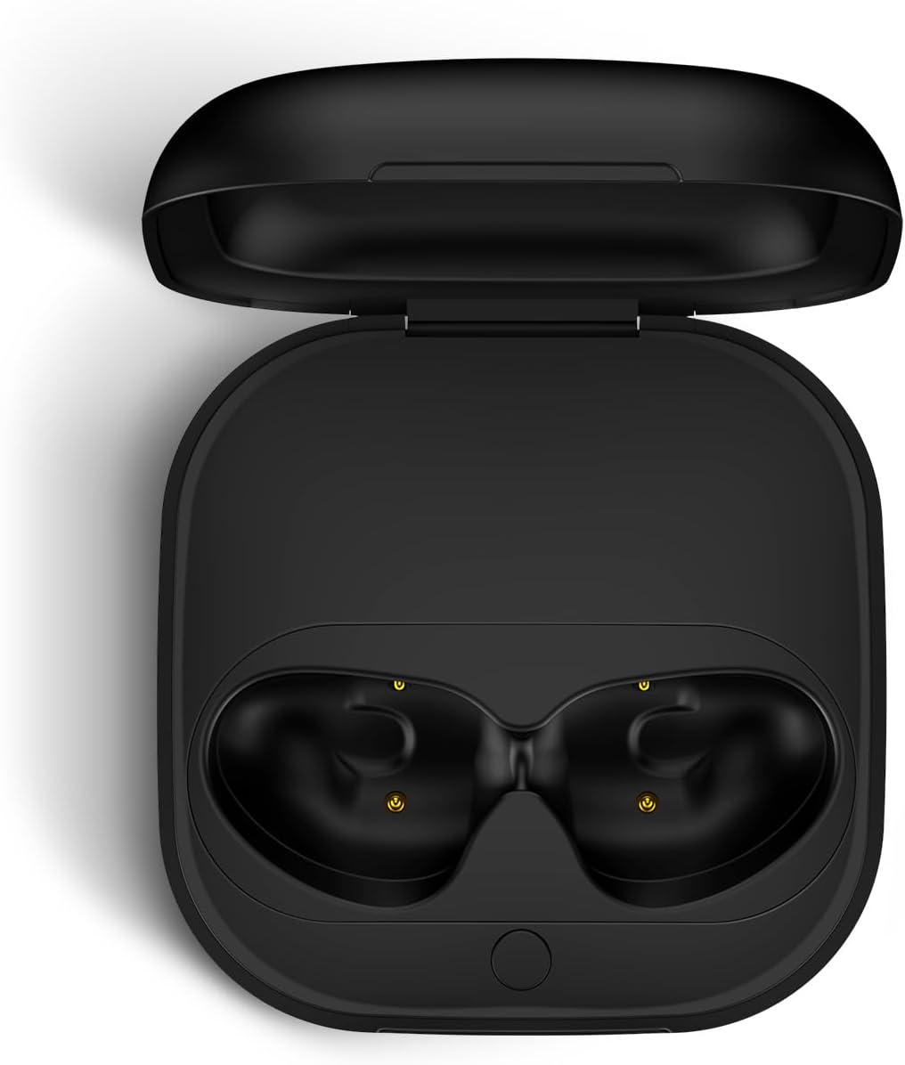 - Jinstyles Wireless Charging Case Compatible for Beats Fit Pro, Portable Charger Case Replacement with Bluetooth Pairing Sync Button, 700mAh Built-in Battery (Not Included Earbuds) (Black)