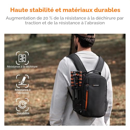 Sac appareil photo résistant à l'eau pour protéger reflex et objectifs - 3