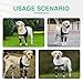 TIPOOP Dog Elbow Protector Elbow Dysplasia Brace Hygroma Pads Shoulder Brace Support Protection for Front Legs Calluses Dog Elbow Pads for Arthritis Elbow Protection Elbows-M