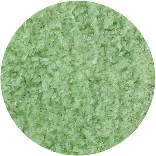 Youghiogheny Fusible Glass Frit Fine Jadeite Green Opal 4oz Jar - 96 COE (4100)