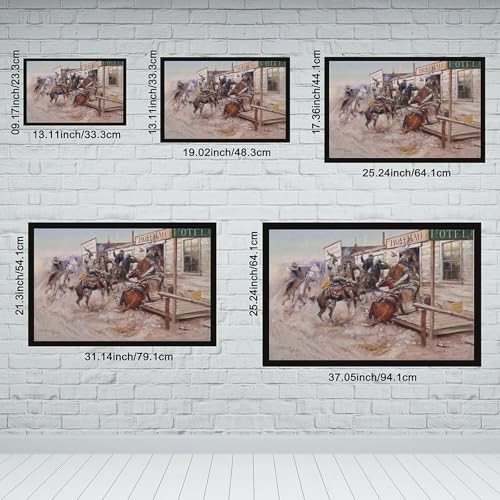 Impression sur toile de western pour la décoration murale de votre bureau