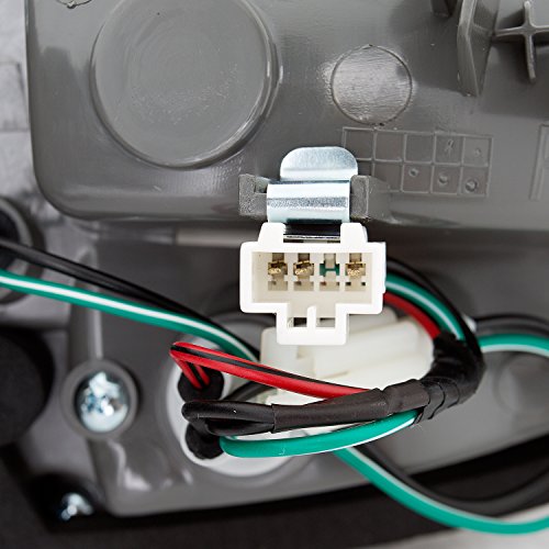 Sppc Smoke Led Tail Lights Assembly Set For Hyundai Elantra (4 Pcs) - (Pair) Driver Left And Passenger Right Side Replacement #TOP4