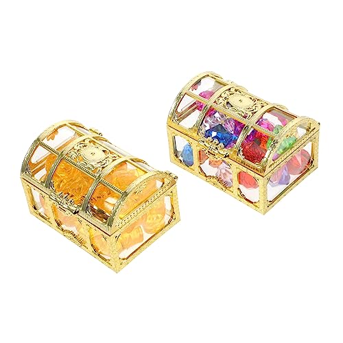 KESYOO 1Set Diving Pool Set Fake Gems Ingot Coins with Treasure Box for Pool Parties Summer Fun and Themed Events Underwater for Boys